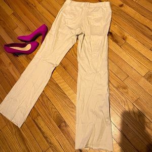 Linen Trousers Casual Dress Pant work office straight beach vacation summer